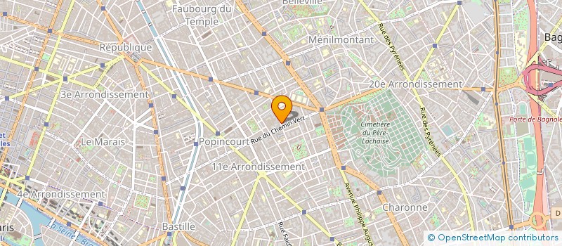 localisation de l'entreprise MONSIEUR ALAIN LE QUENTREC à PARIS
