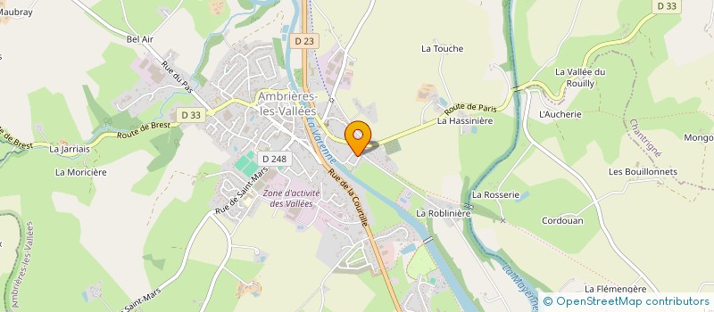 localisation de l'entreprise MONSIEUR ALAIN LE ROY à AMBRIERES-LES-VALLEES
