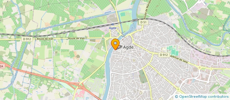 localisation de l'entreprise MONSIEUR ALAIN LE ROY  AGDE
