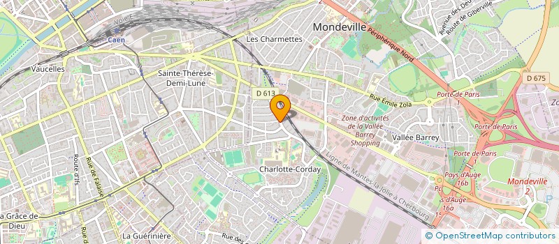 localisation de l'entreprise MONSIEUR ALAIN LE SCIELLOUR  MONDEVILLE