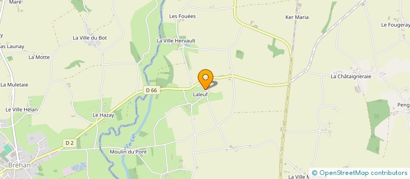 localisation de l'entreprise MONSIEUR ALAIN LE STRAT  SAINT-ETIENNE-DU-GUE-DE-L'ISLE