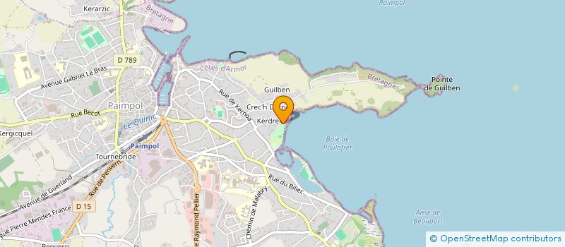 localisation de l'entreprise MONSIEUR ALAIN LE TERTRE  PAIMPOL