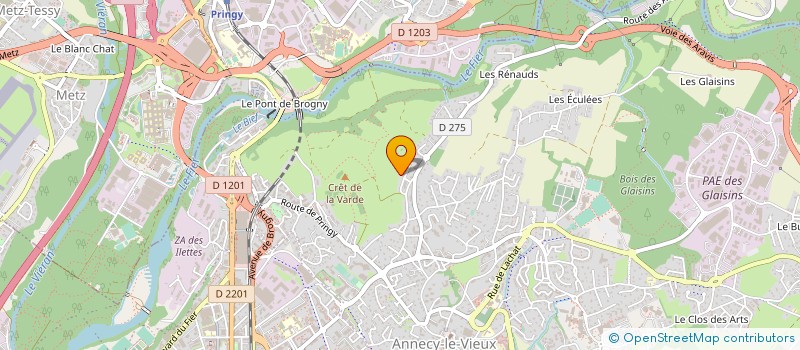 localisation de l'entreprise MONSIEUR ALAIN LE TESSIER à ANNECY