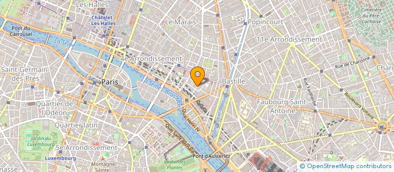 localisation de l'entreprise MONSIEUR ALAIN LE YAOUANC  PARIS