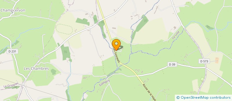 localisation de l'entreprise MONSIEUR ALAIN LEBARBEY  LA MOUCHE