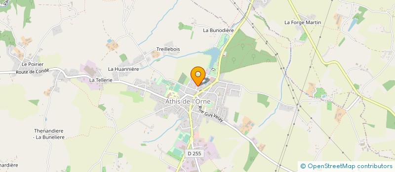 localisation de l'entreprise MONSIEUR ALAIN LEBAS à ATHIS-VAL DE ROUVRE