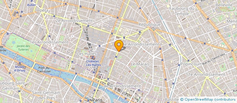 localisation de l'entreprise MONSIEUR ALAIN LEBEAU  PARIS