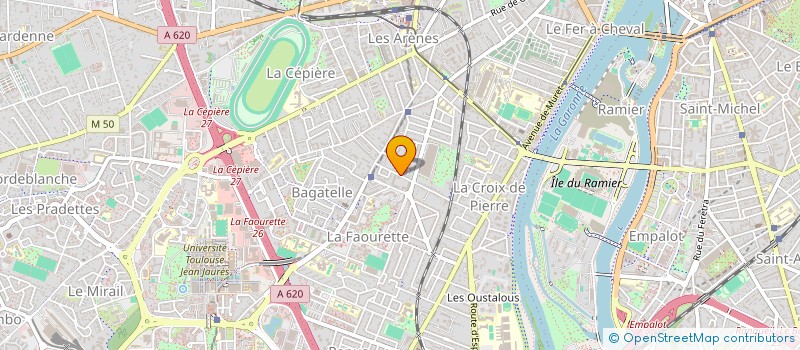 localisation de l'entreprise MONSIEUR ALAIN LEBETTRE à TOULOUSE