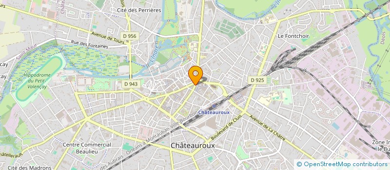 localisation de l'entreprise MONSIEUR ALAIN LEBLANC à CHATEAUROUX