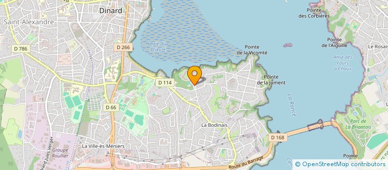 localisation de l'entreprise MONSIEUR ALAIN LEBOUC  DINARD