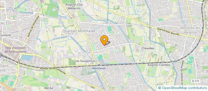 localisation de l'entreprise MONSIEUR ALAIN LEBOUCHER à AVIGNON