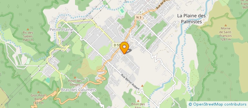 localisation de l'entreprise MONSIEUR ALAIN LEBRETON à LA PLAINE-DES-PALMISTES