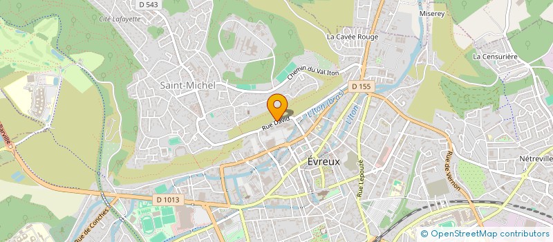 localisation de l'entreprise MONSIEUR ALAIN LEBUGLE à EVREUX