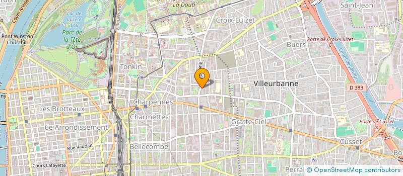 localisation de l'entreprise MONSIEUR ALAIN LECANTE à VILLEURBANNE