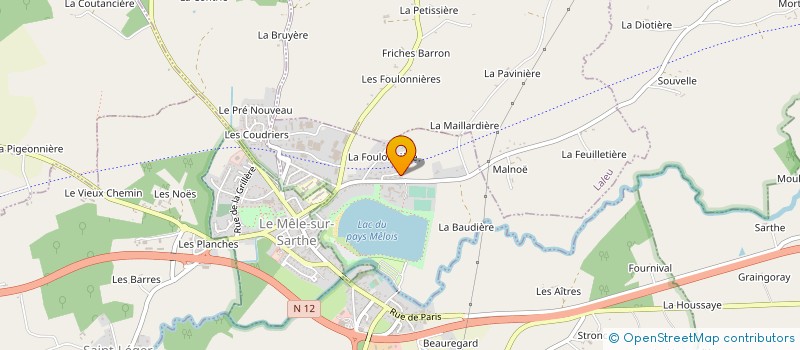 localisation de l'entreprise MONSIEUR ALAIN LECLERC à COULONGES-SUR-SARTHE