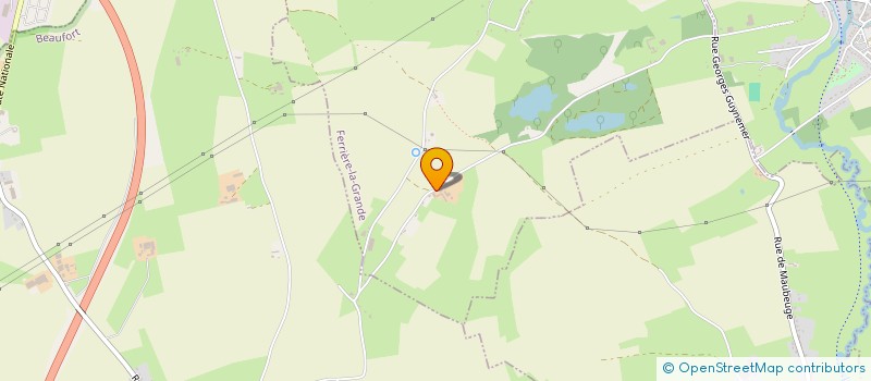 localisation de l'entreprise MONSIEUR ALAIN LECLERCQ  FERRIERE-LA-PETITE