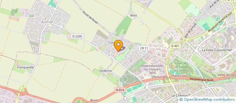 localisation de l'entreprise MONSIEUR ALAIN LECOEUR  SAINT-GERMAIN-LA-BLANCHE-HERBE