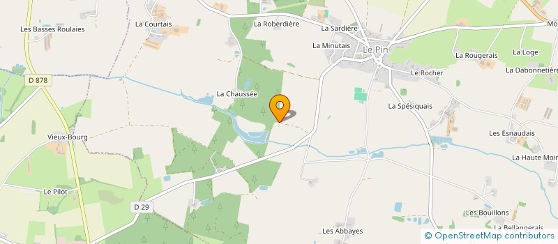 localisation de l'entreprise MONSIEUR ALAIN LECOMTE à VALLONS-DE-L'ERDRE