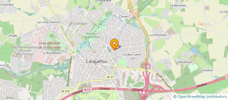 localisation de l'entreprise MONSIEUR ALAIN LECOMTE à CARQUEFOU