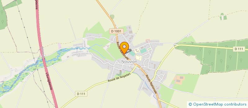 localisation de l'entreprise MONSIEUR ALAIN LECOMTE  NOUVION