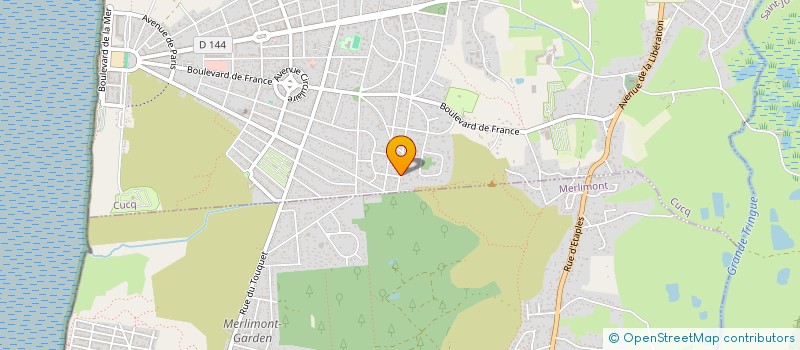 localisation de l'entreprise MONSIEUR ALAIN LECONTE à CUCQ