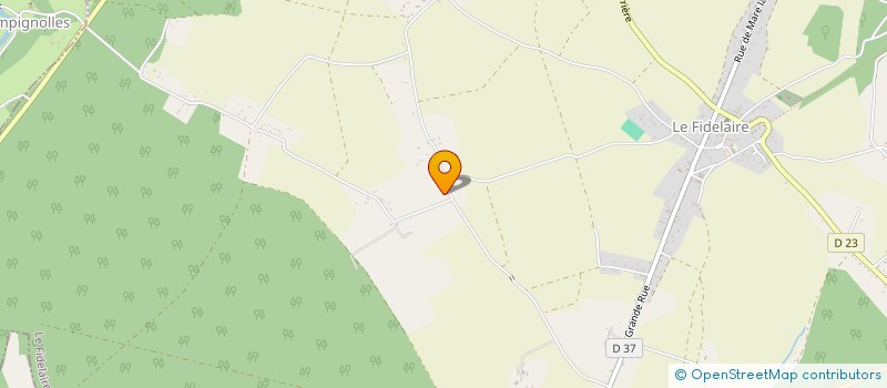 localisation de l'entreprise MONSIEUR ALAIN LECOUFLE  LE FIDELAIRE