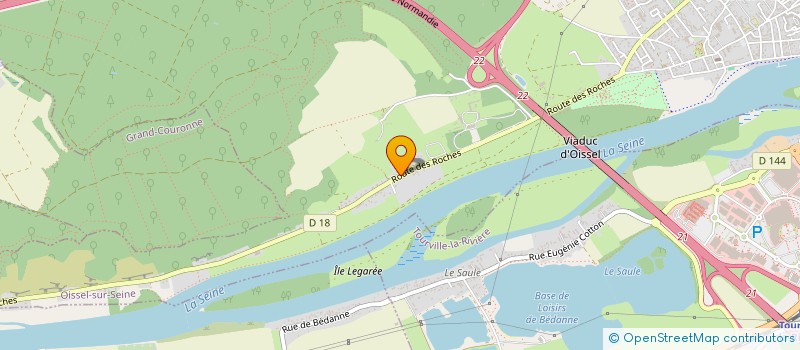 localisation de l'entreprise MONSIEUR ALAIN LECOUTEY  OISSEL