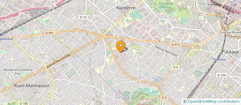 localisation de l'entreprise MONSIEUR ALAIN LECOYER à NANTERRE