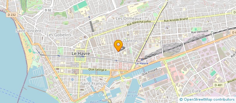 localisation de l'entreprise MONSIEUR ALAIN LECROCQ à LE HAVRE