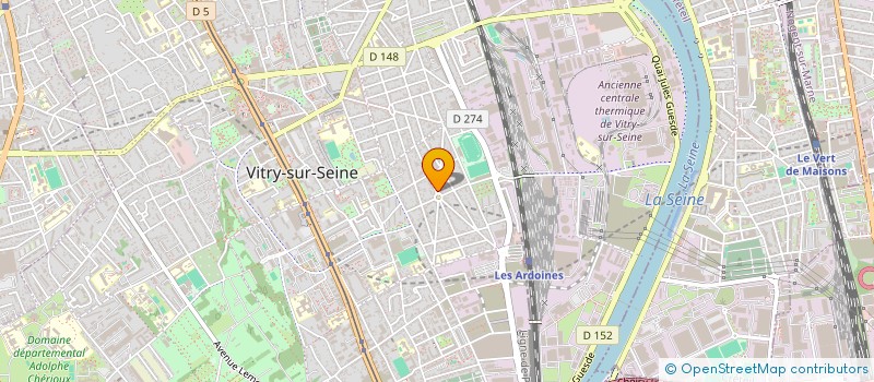 localisation de l'entreprise MONSIEUR ALAIN LEDUC  VITRY-SUR-SEINE