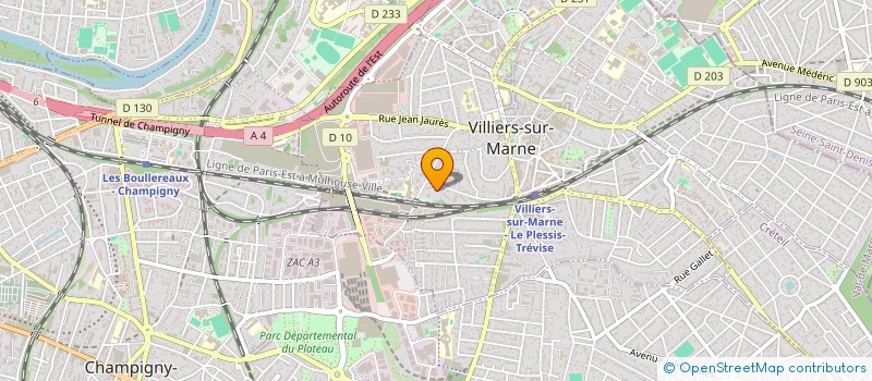 localisation de l'entreprise MONSIEUR ALAIN LEFEBVRE à VILLIERS-SUR-MARNE