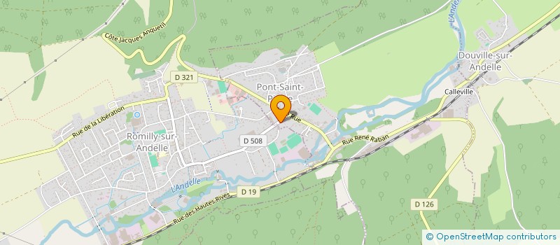 localisation de l'entreprise MONSIEUR ALAIN LEFEBVRE  PONT-SAINT-PIERRE