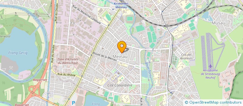 localisation de l'entreprise MONSIEUR ALAIN LEFEUVRE  STRASBOURG