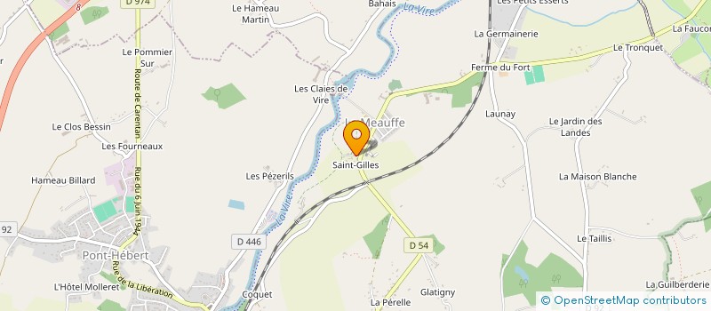 localisation de l'entreprise MONSIEUR ALAIN LEFILLEUR à LA MEAUFFE