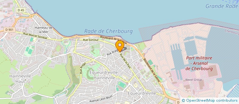 localisation de l'entreprise MONSIEUR ALAIN LEFRANCOIS à CHERBOURG-EN-COTENTIN
