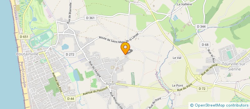 localisation de l'entreprise MONSIEUR ALAIN LEGALLAIS à AGON-COUTAINVILLE