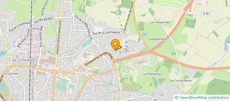 localisation de l'entreprise MONSIEUR ALAIN LEGE  LES SABLES D'OLONNE