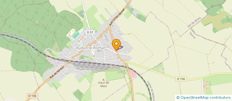 localisation de l'entreprise MONSIEUR ALAIN LEGER  AUDUN-LE-ROMAN