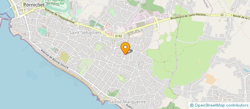 localisation de l'entreprise MONSIEUR ALAIN LEGOFF  PORNICHET