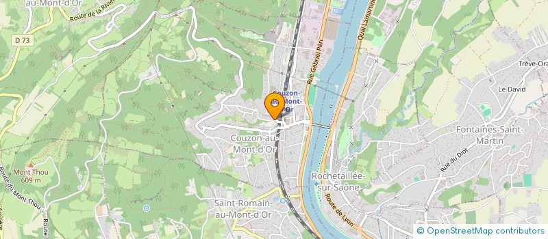 localisation de l'entreprise MONSIEUR ALAIN LEGRAND  COUZON AU MONT D'OR