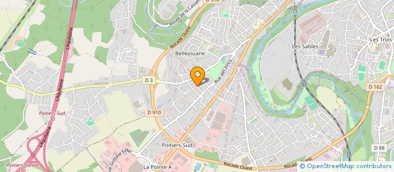 localisation de l'entreprise MONSIEUR ALAIN LEGRAND à POITIERS