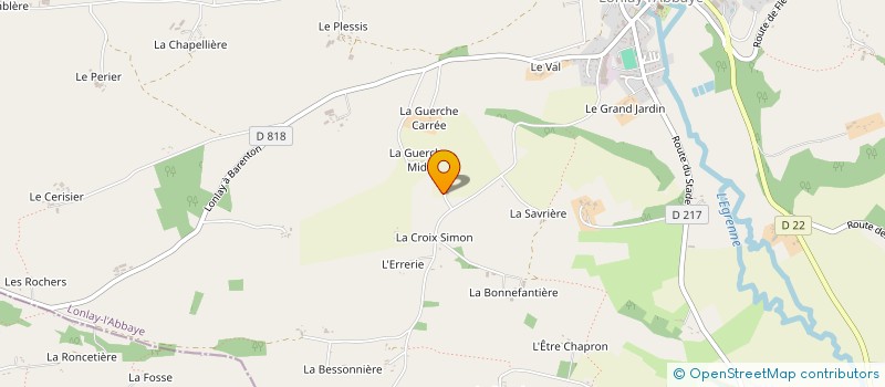 localisation de l'entreprise MONSIEUR ALAIN LEHEC à LONLAY L'ABBAYE