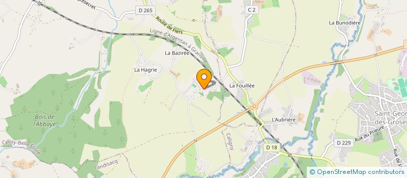 localisation de l'entreprise MONSIEUR ALAIN LEHERICY à CERISY-BELLE-ETOILE