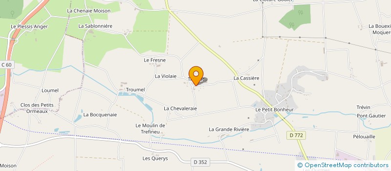 localisation de l'entreprise MONSIEUR ALAIN LEJOP à GUIPRY-MESSAC
