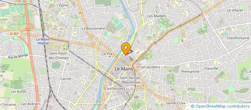 localisation de l'entreprise MONSIEUR ALAIN LELIEPVRE à LE MANS