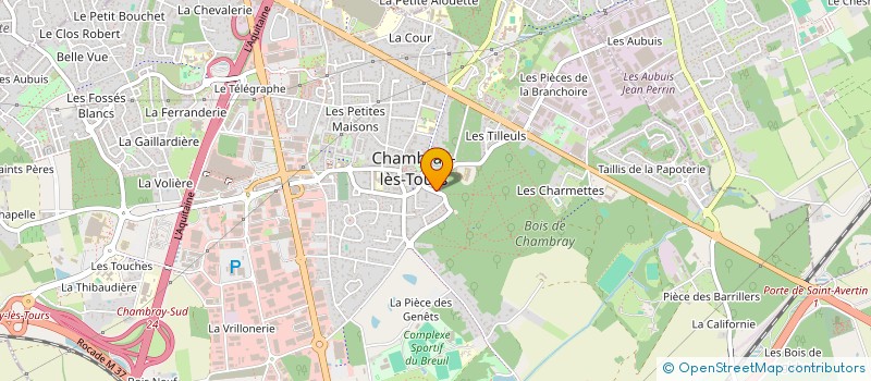 localisation de l'entreprise MONSIEUR ALAIN LEMAIGRE à CHAMBRAY-LES-TOURS