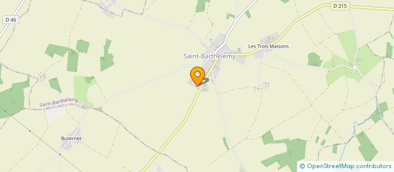 localisation de l'entreprise MONSIEUR ALAIN LEMESLE  SAINT-BARTHELEMY