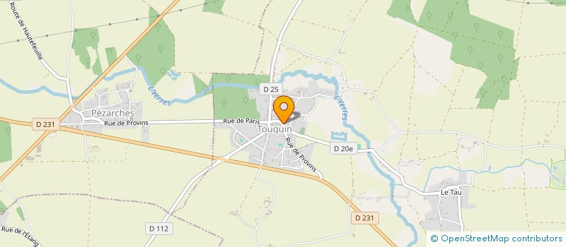 localisation de l'entreprise MONSIEUR ALAIN LEMOINE  TOUQUIN