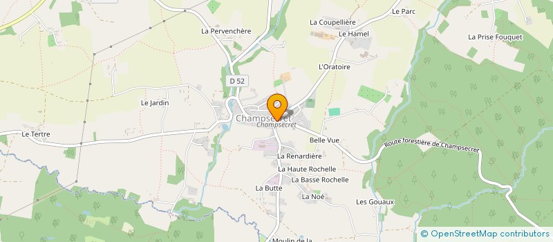localisation de l'entreprise MONSIEUR ALAIN LEMOINE à CHAMPSECRET