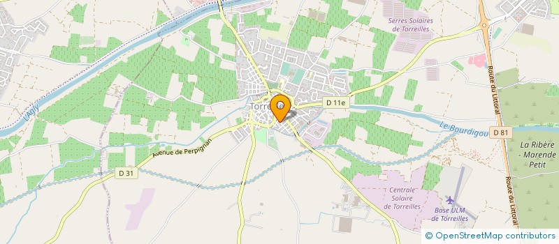 localisation de l'entreprise MONSIEUR ALAIN LEMOINE  TORREILLES